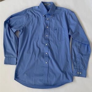 Duck Head Men's Casual Blue Button Down Shirt